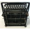 Underwood Antica Macchina Da Scrivere Art Deco 1920 METALLO NERO DECORATA EPOCA