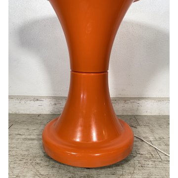 TAVOLINO ESTERNO ILLUMINATO DESIGN ANNI 70 SPACE AGE PLASTICA VETRO TABLE VINTAG