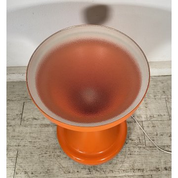 TAVOLINO ESTERNO ILLUMINATO DESIGN ANNI 70 SPACE AGE PLASTICA VETRO TABLE VINTAG