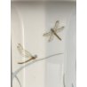 VASO PORCELLANA Rosenthal STUDIO LINIE Tapio Wirkkala POLYGON DRAGONFLY  19 cm/h