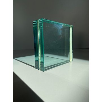 PORTAFOTOGRAFIE CRISTALLO MOLATO 11x11x3cm STILE FONTANA ARTE MID CENTURY MODERN