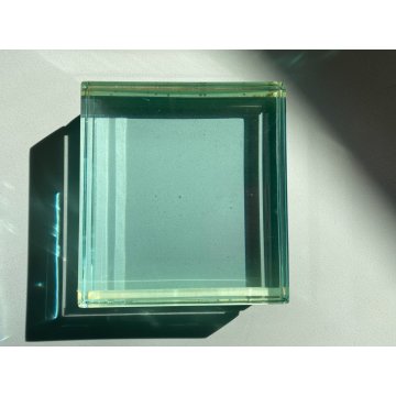 PORTAFOTOGRAFIE CRISTALLO MOLATO 11x11x3cm STILE FONTANA ARTE MID CENTURY MODERN