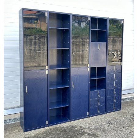 CREDENZA DESIGN Vittorio Introini LIBRERIA COMPONIBILE ANNI 70 SIDEBOARD VINTAGE