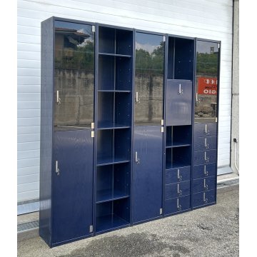 CREDENZA DESIGN Vittorio Introini LIBRERIA COMPONIBILE ANNI 70 SIDEBOARD VINTAGE