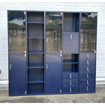 CREDENZA DESIGN Vittorio Introini LIBRERIA COMPONIBILE ANNI 70 SIDEBOARD VINTAGE