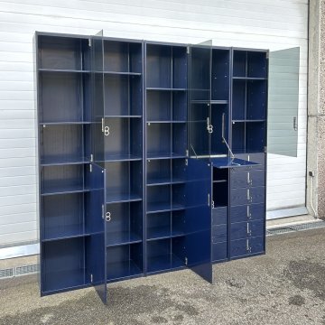 CREDENZA DESIGN Vittorio Introini LIBRERIA COMPONIBILE ANNI 70 SIDEBOARD VINTAGE