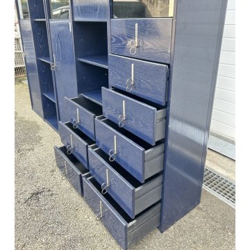 CREDENZA DESIGN Vittorio Introini LIBRERIA COMPONIBILE ANNI 70 SIDEBOARD VINTAGE