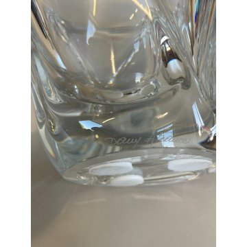 ANTICO VASO DAUM CRISTALLO ANNI 50 VINTAGE DESIGN FRANCE CENTROTAVOLA BOWL