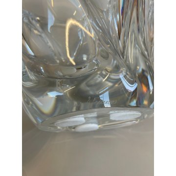 ANTICO VASO DAUM CRISTALLO ANNI 50 VINTAGE DESIGN FRANCE CENTROTAVOLA BOWL