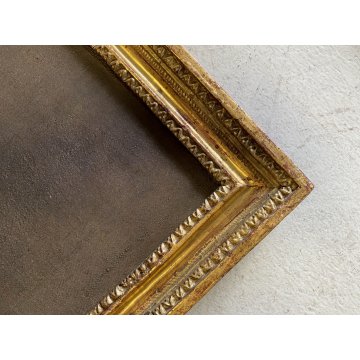 ANTICO DIPINTO OLIO TELA RITRATTO OVALE FANCIULLA ARISTOCRATICA con CILINDRO 800