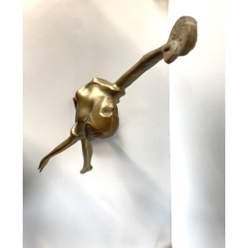 SCULTURA FIGURA BALLERINA STATUA BRONZO BALLET DANCER FIGURINE 36 cm/h '900