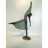 PICCOLA SCULTURA BALLERINA BRONZO Mariani CAGGIATI FIGURA DANZA 27 cm/h '900