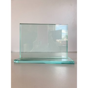 PORTAFOTOGRAFIE CRISTALLO MOLATO 18x13cm STILE FONTANA ARTE MID CENTURY MODERN