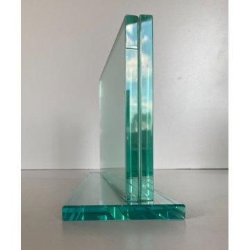 PORTAFOTOGRAFIE CRISTALLO MOLATO 18x13cm STILE FONTANA ARTE MID CENTURY MODERN