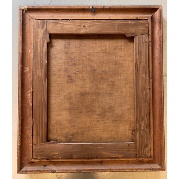 ANTICO DIPINTO OLIO TELA Madonna del latte GESU BAMBINO Maternità RELIGIOSO '600