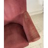 POLTRONA DESIGN Armilla Burkard Voghterr Arflex 1980 ARMCHAIR STOFFA BORDEAUX