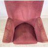 POLTRONA DESIGN Armilla Burkard Voghterr Arflex 1980 ARMCHAIR STOFFA BORDEAUX