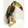 SWAROVSKI CRYSTAL Pappagallo Tucano Design GRANDE STATUA UCCELLO PARROT FIGURE