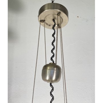 LAMPADARIO SOSPENSIONE SALISCENDI GINO SARFATTI MOD. 2121 DESIGN ARTELUCE 1961