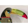 SWAROVSKI CRYSTAL Pappagallo Tucano Design GRANDE STATUA UCCELLO PARROT FIGURE