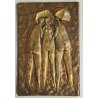 Luciano Morosi BASSORILIEVO OTTONE, Bagnanti QUADRO SCULTURA epoca '900 FORMELLA