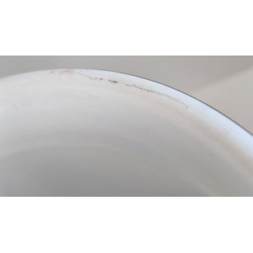 CENTROTAVOLA Porcellana SEVRES Francia CACHEPOT DIPINTO FIORI ORO Vaso Anfora