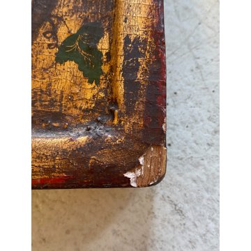ICONA RUSSA RELIGIOSA GESU' DODICI  APOSTOLI La vera vite LEGNO ARTE SACRA XVIII