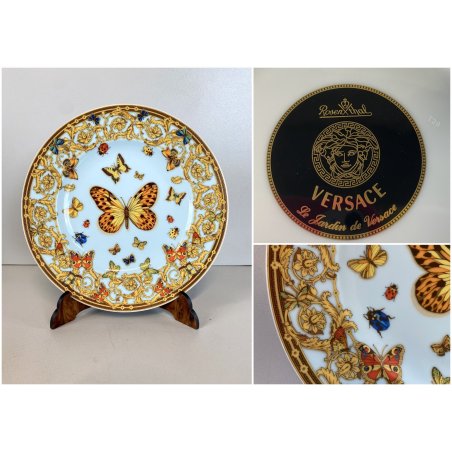 PIATTO PORCELLANA VERSACE Rosenthal PIATTINO 18 cm Le Jardin de Versace Ikarus