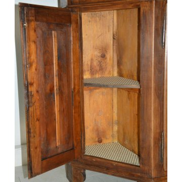 ANTICA CREDENZA SCANTONATA epoca 800 LEGNO CILIEGIO ANCIENT WOODEN FURNITURE