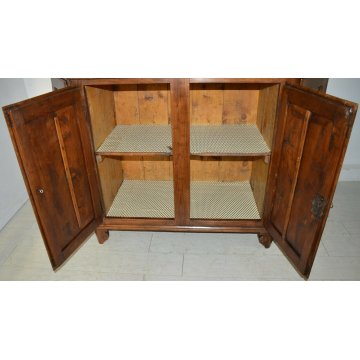 ANTICA CREDENZA SCANTONATA epoca 800 LEGNO CILIEGIO ANCIENT WOODEN FURNITURE