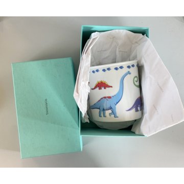 SALVADANAIO PORCELLANA Tiffany&Co. "Dinosaurus"  BANK CON  SCATOLA 14 cm/h  2007