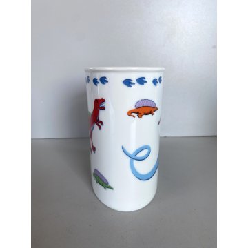 SALVADANAIO PORCELLANA Tiffany&Co. "Dinosaurus"  BANK CON  SCATOLA 14 cm/h  2007