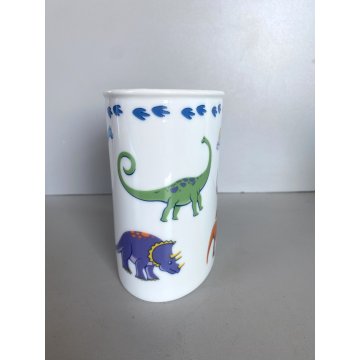 SALVADANAIO PORCELLANA Tiffany&Co. "Dinosaurus"  BANK CON  SCATOLA 14 cm/h  2007