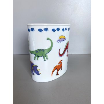 SALVADANAIO PORCELLANA Tiffany&Co. "Dinosaurus"  BANK CON  SCATOLA 14 cm/h  2007