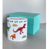 SALVADANAIO PORCELLANA Tiffany&Co. "Dinosaurus"  BANK CON  SCATOLA 14 cm/h  2007
