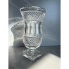 VASO COPPA VINTAGE CRISTALLO BOEMIA MOLATO BOHEMIAN CRYSTAL VASE 25 cm/h