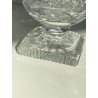 VASO COPPA VINTAGE CRISTALLO BOEMIA MOLATO BOHEMIAN CRYSTAL VASE 25 cm/h