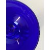 CALICE TIPETTO VETRO SOFFIATO MURANO BLU COBALTO Paolo Venini 19,2 cm/h '50