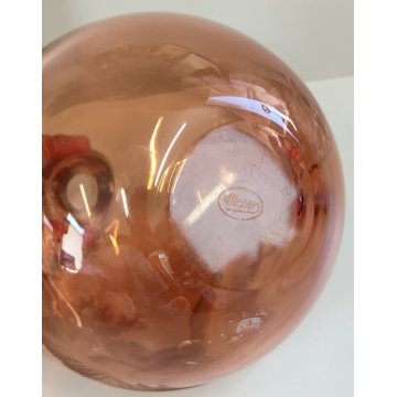 ANTICO VASO Moser CRISTAL BOTTLE Decoro Molato BOEMIA ROSA Ampolla Profumo h.21