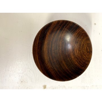 CIOTOLA LEGNO WOODEN TEAK BOWL HOME DECOR ø 12x6 cm/h MID CENTURY MODERN DENMARK