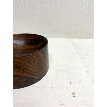 CIOTOLA LEGNO WOODEN TEAK BOWL HOME DECOR ø 12x6 cm/h MID CENTURY MODERN DENMARK