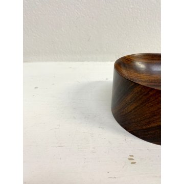 CIOTOLA LEGNO WOODEN TEAK BOWL HOME DECOR ø 12x6 cm/h MID CENTURY MODERN DENMARK