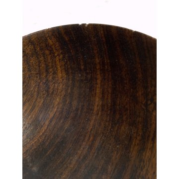 CIOTOLA LEGNO WOODEN TEAK BOWL HOME DECOR ø 12x6 cm/h MID CENTURY MODERN DENMARK