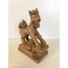 PICCOLA SCULTURA TERRACOTTA Goldscheider FIGURA CAVALLINO 8637/20 ART DECO' WIEN