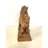 PICCOLA SCULTURA TERRACOTTA Goldscheider FIGURA CAVALLINO 8637/20 ART DECO' WIEN