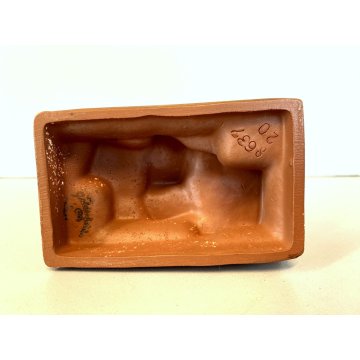 PICCOLA SCULTURA TERRACOTTA Goldscheider FIGURA CAVALLINO 8637/20 ART DECO' WIEN