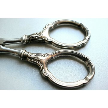 ANTICHE FORBICI OSTETRICA PER TAGLIO CORDONE OMBELICALE RICORDO NASCITA  NEONATO