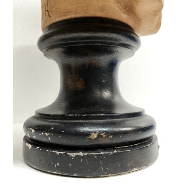 ANTICO BUSTO FEMMINILE TERRACOTTA Mariò Paris 1891 A.VDK. Giovane Baccante DONNA