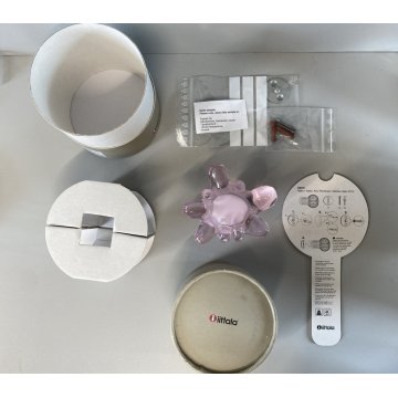 APPENDIABITI VETRO SOFFIATO iittala Aarre ROSA ANEMONE SCATOLA MADE IN FINLAND