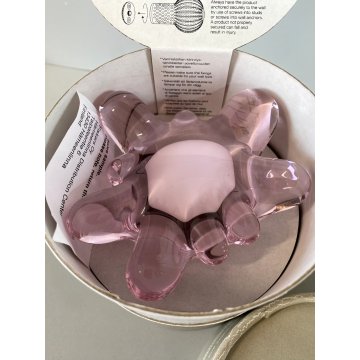 APPENDIABITI VETRO SOFFIATO iittala Aarre ROSA ANEMONE SCATOLA MADE IN FINLAND